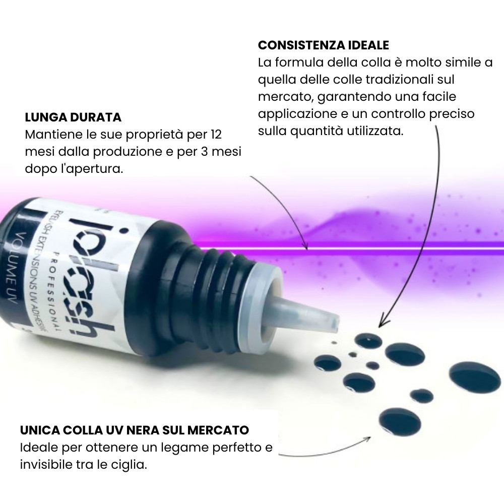 JL VOLUME UV COLLA EXTENSION CIGLIA JOLASH | LASHMANIA